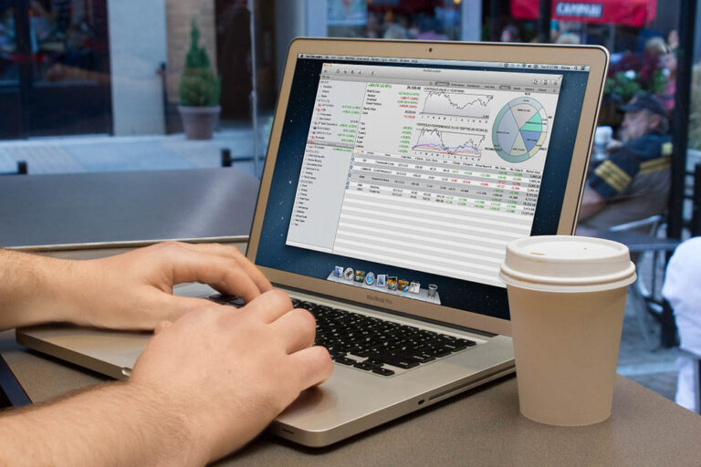 stock market data screen